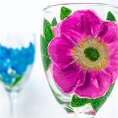 wine glass paint